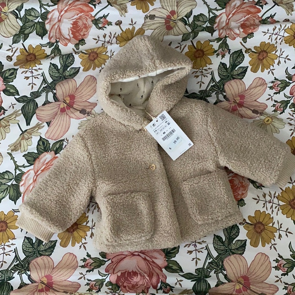 Zara Baby Fleece Coat Jacket
